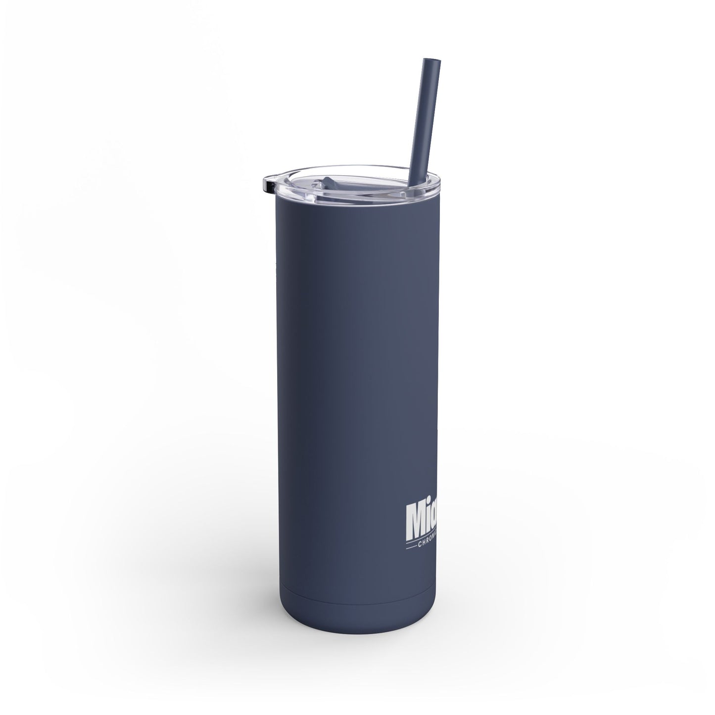 White Monochrome Logo – Travel Mug (20oz)