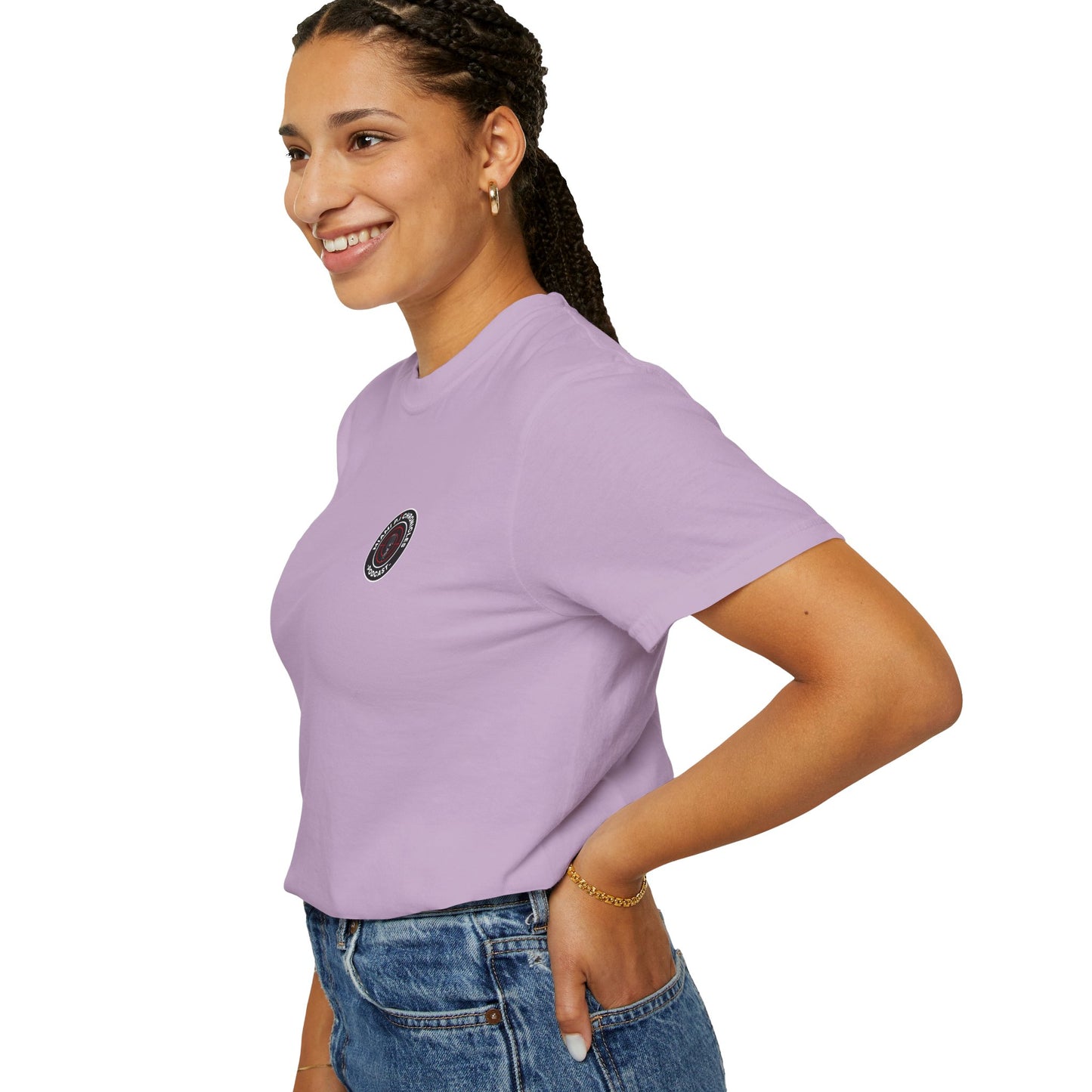 Miami Pi Dark Badge – T-Shirt (Orchid)
