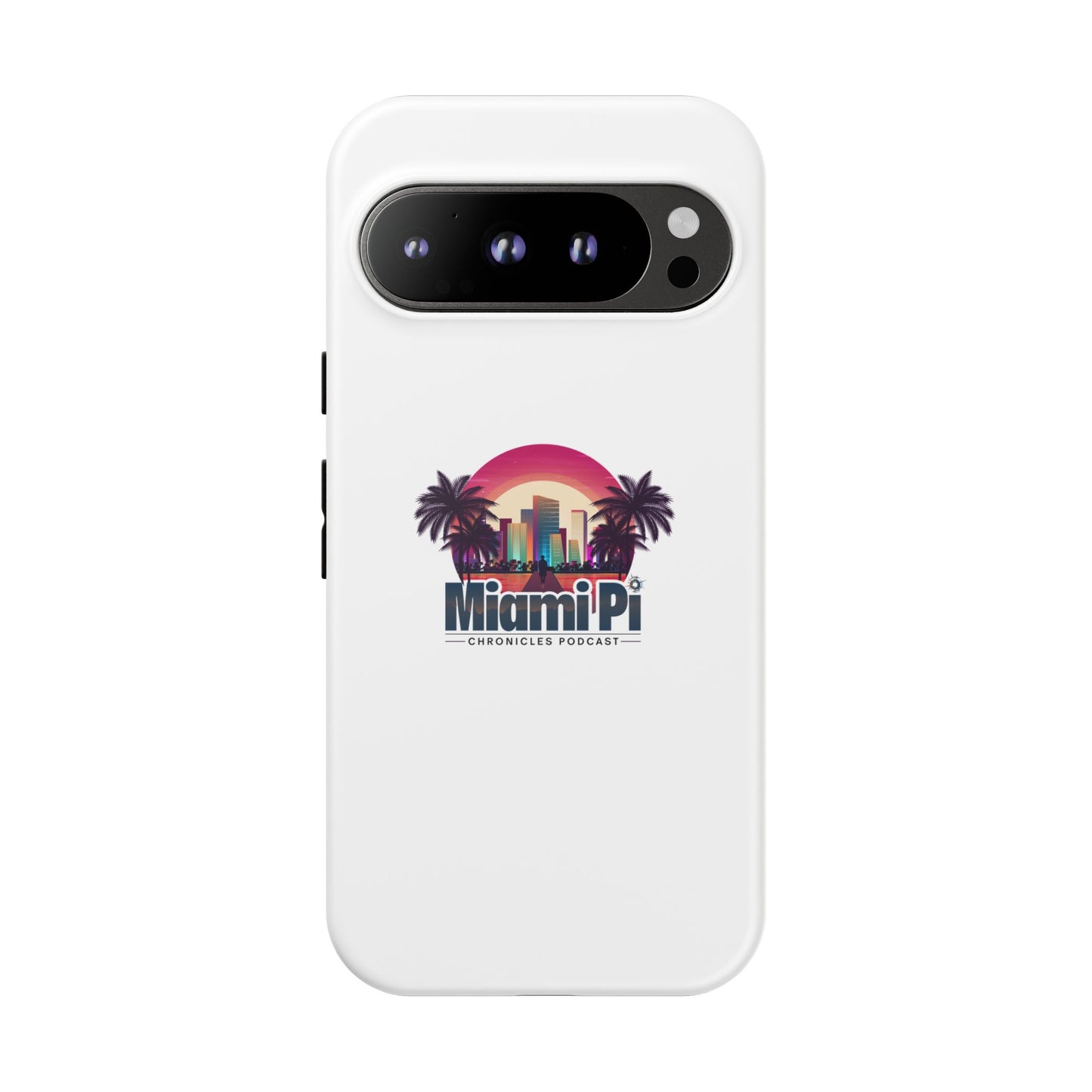 Sunset Logo – White Phone Case