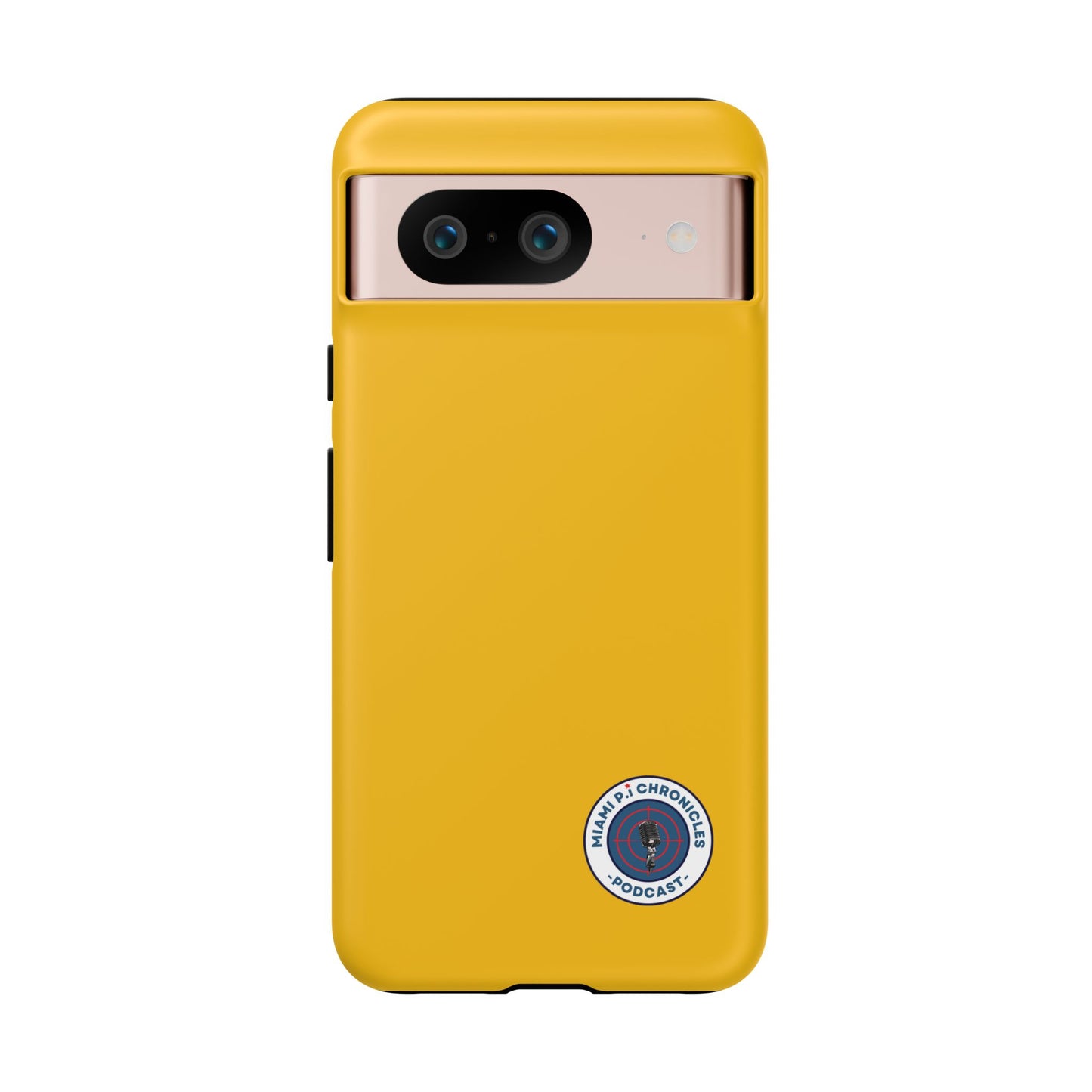 Miami Pi Badge – Yellow Phone Case