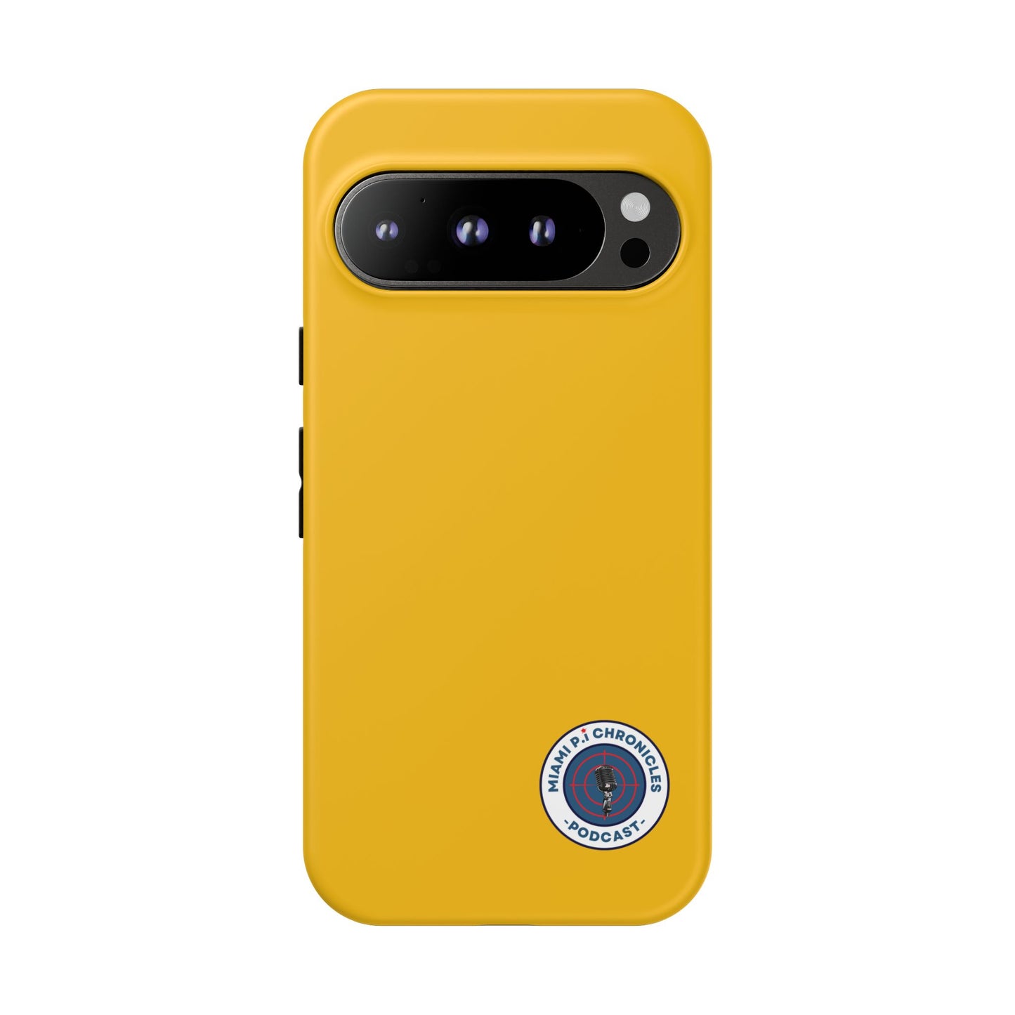Miami Pi Badge – Yellow Phone Case