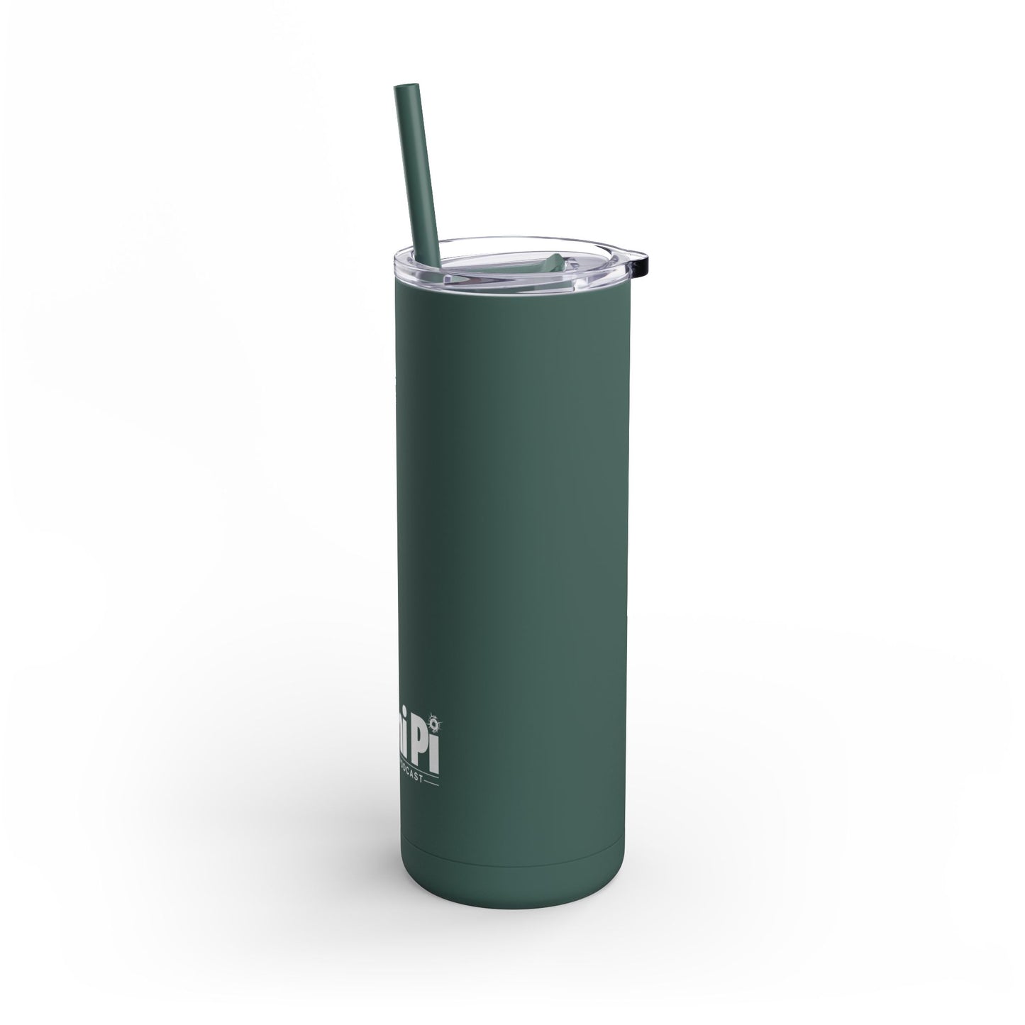 White Monochrome Logo – Travel Mug (20oz)