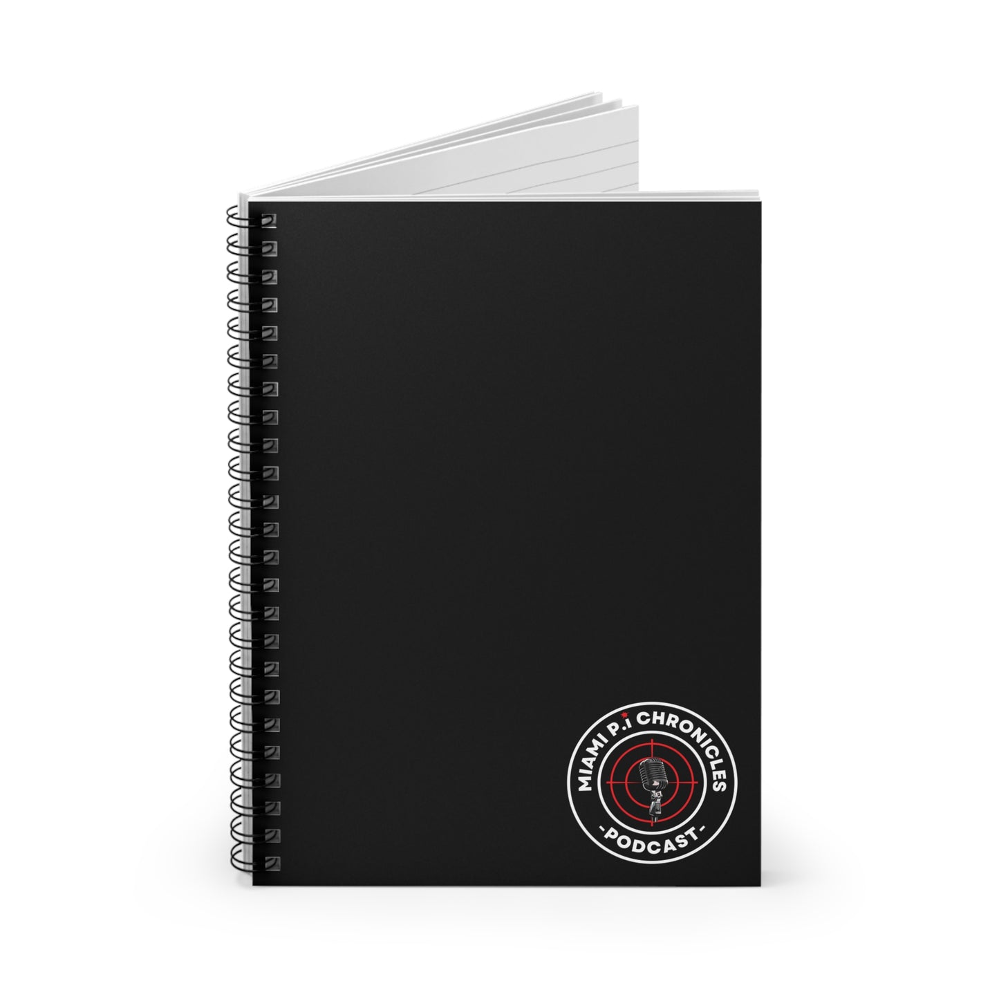 Miami Pi Dark Badge – Black Notebook