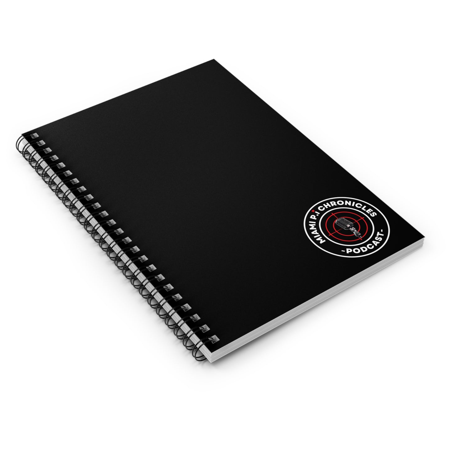 Miami Pi Dark Badge – Black Notebook