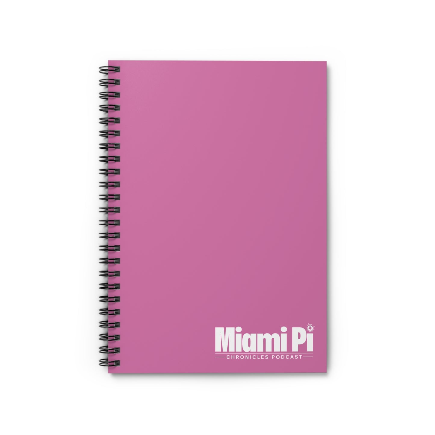 Monochrome Logo – Pink Notebook