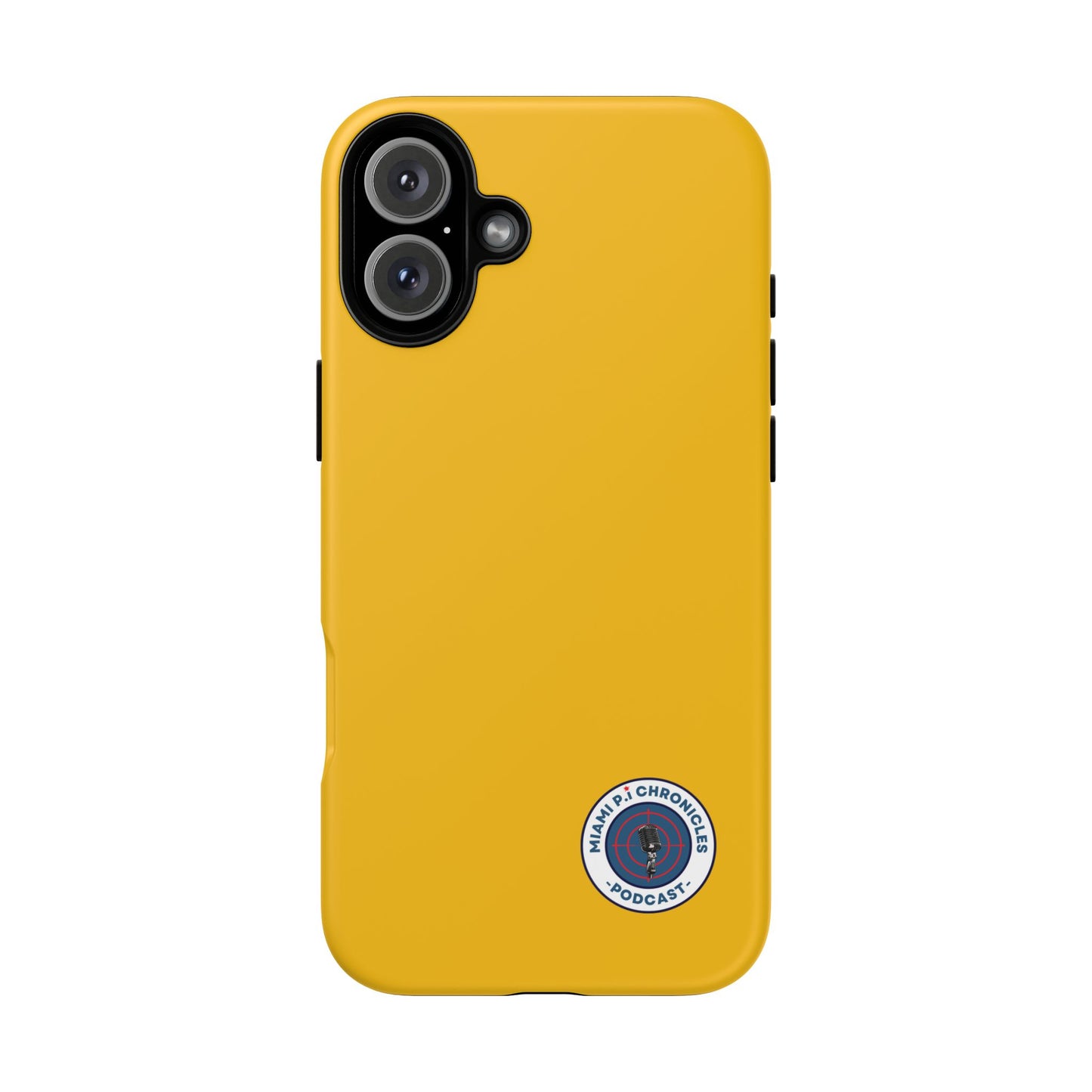 Miami Pi Badge – Yellow Phone Case