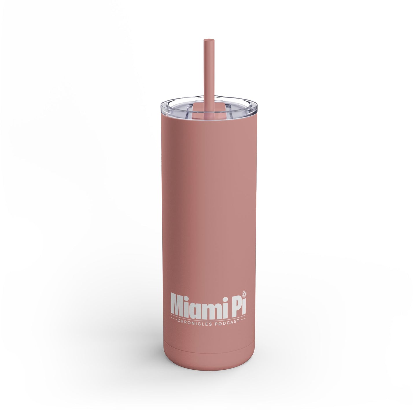 White Monochrome Logo – Travel Mug (20oz)
