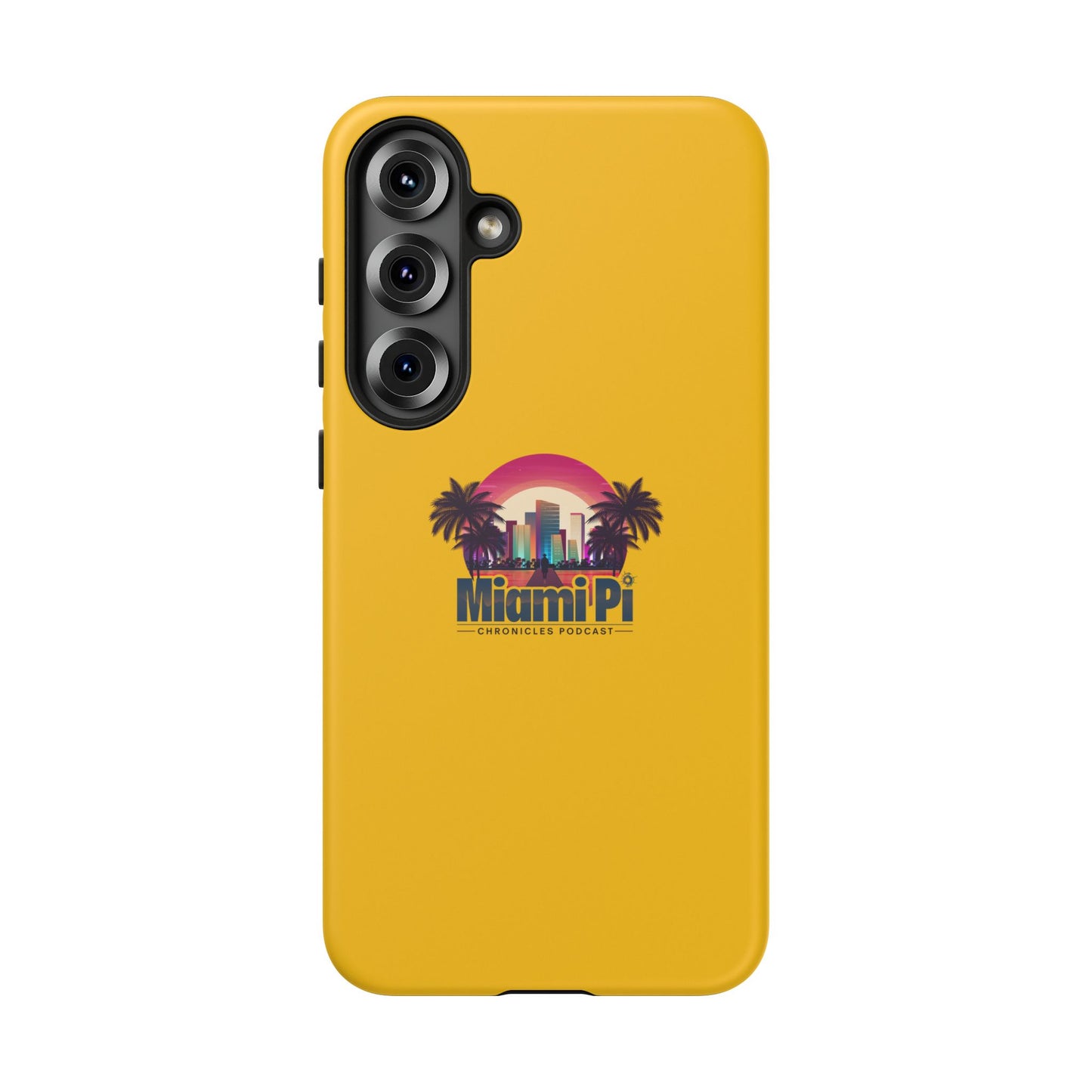 Sunset Logo – Yellow Phone Case