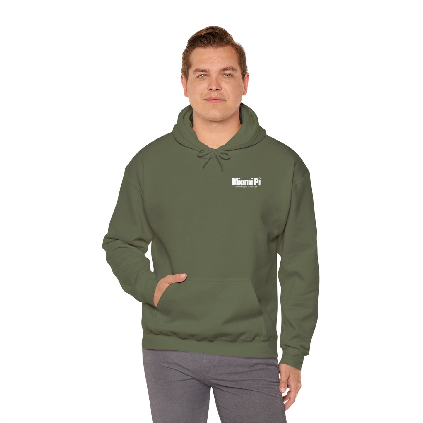 Sunset Logo – Hoodie (Military Green)