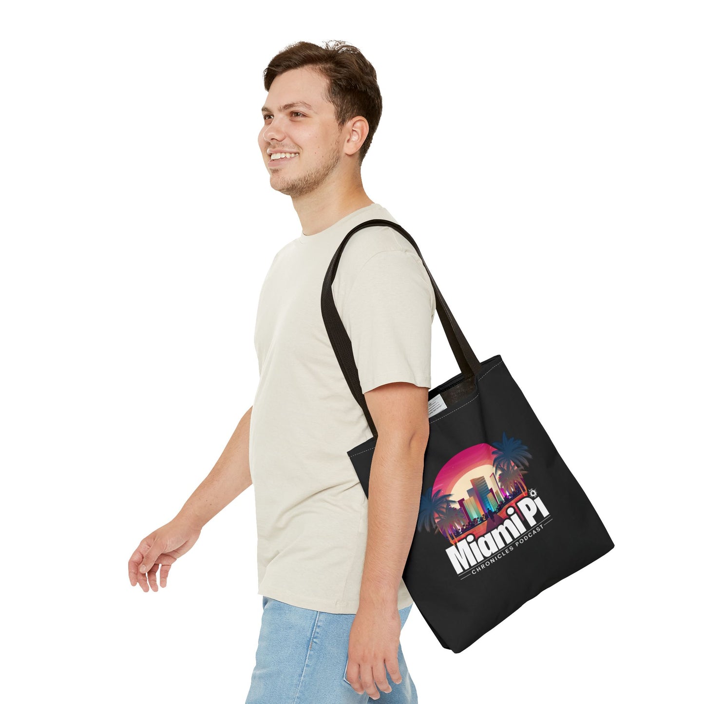 Sunset Logo – Black Tote Bag
