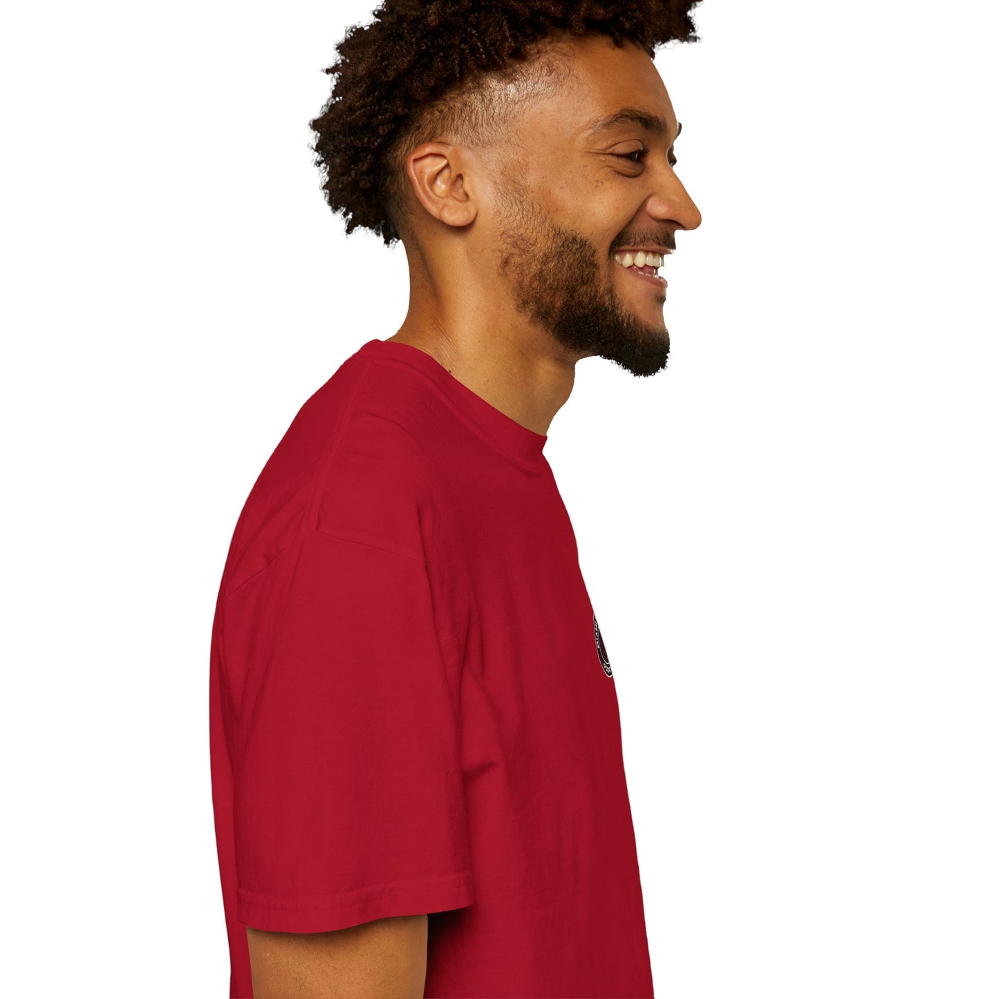 Miami Pi Dark Badge – T-Shirt (Red)