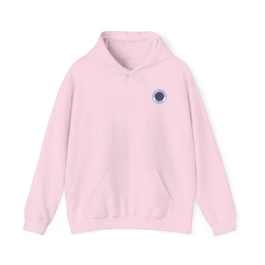 Miami Pi Badge – Hoodie (Light Pink)