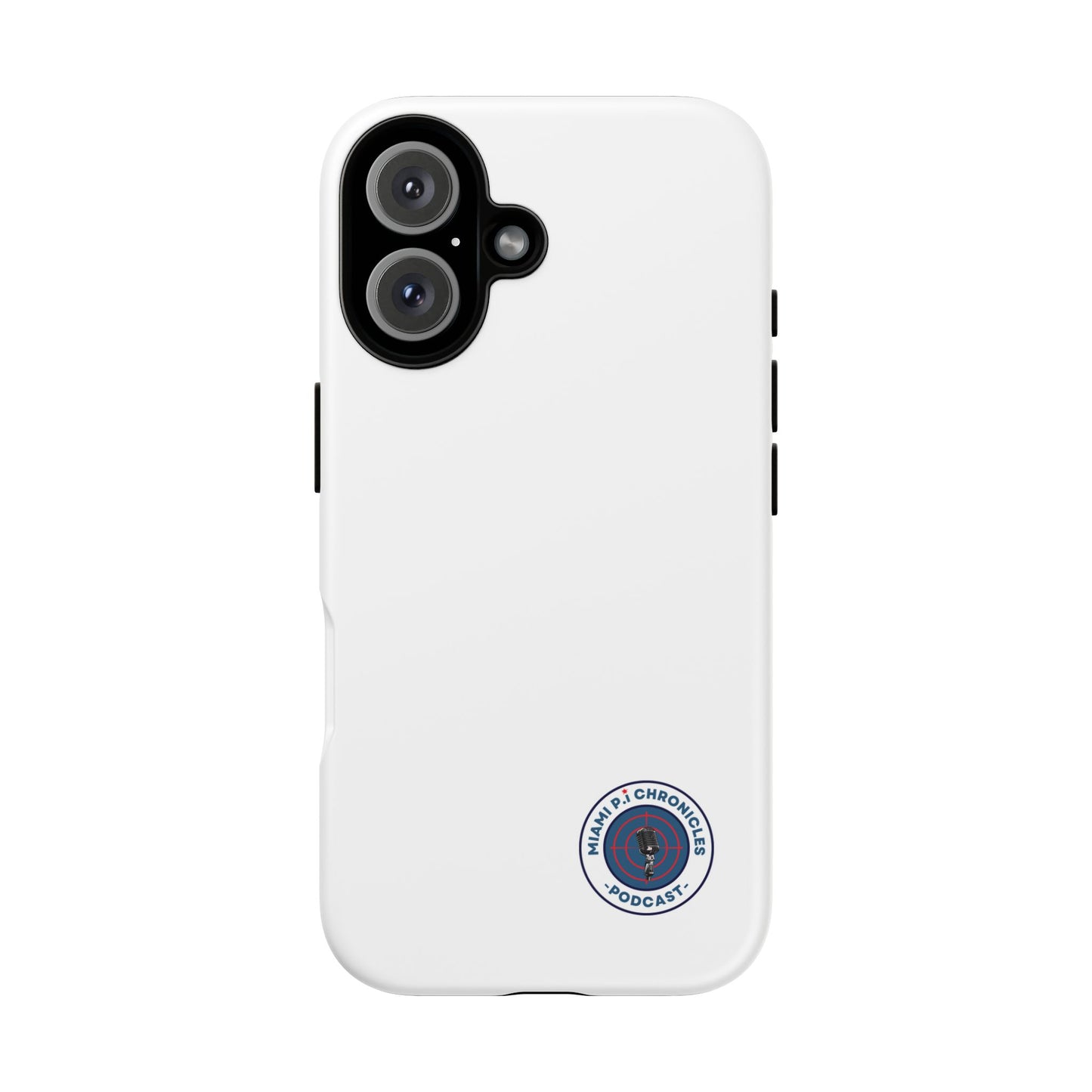 Miami Pi Badge – White Phone Case