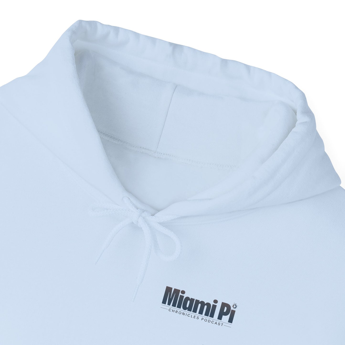 Dark Sunset Logo – Hoodie (Light Blue)