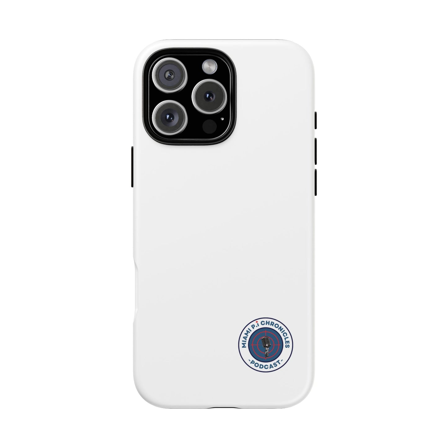 Miami Pi Badge – White Phone Case