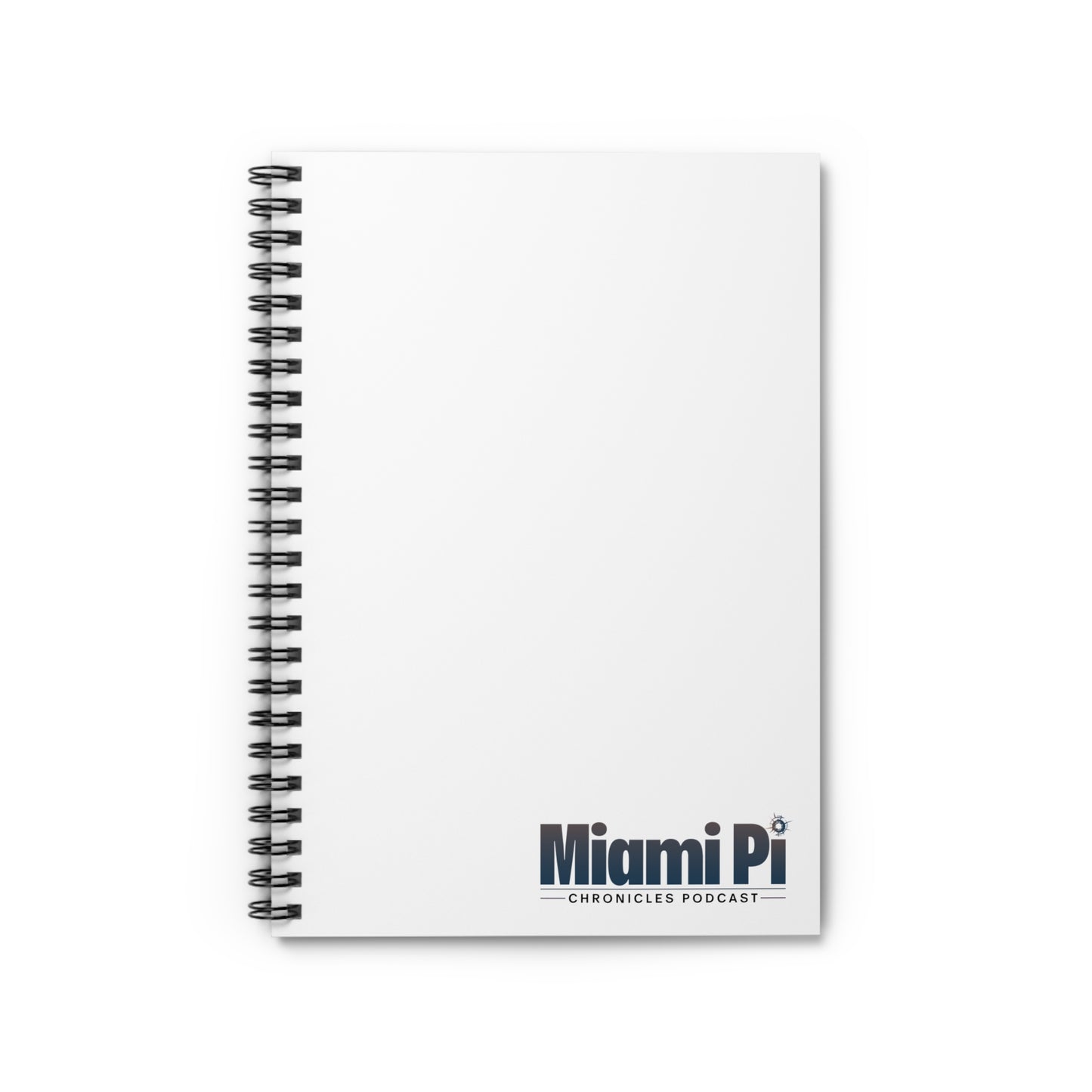 Monochrome Logo – White Notebook