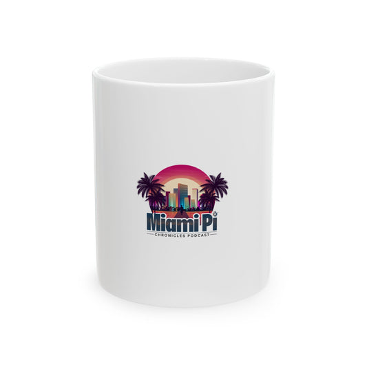 Sunset Logo – White Mug