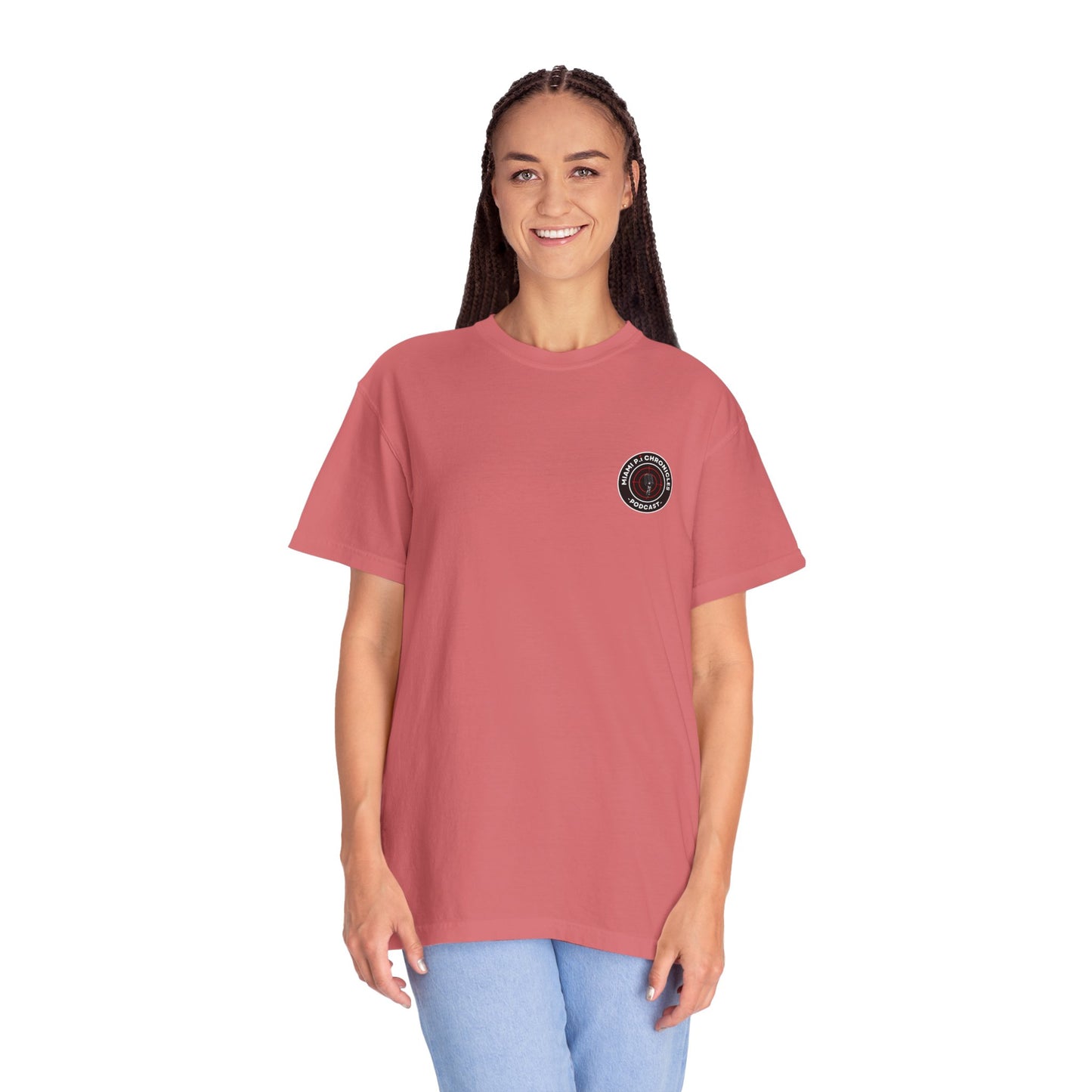 Miami Pi Dark Badge – T-Shirt (Watermelon)