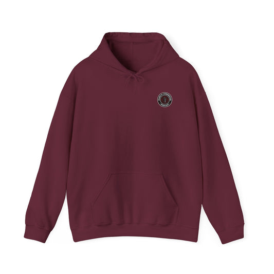Miami Pi Dark Badge – Hoodie (Maroon)