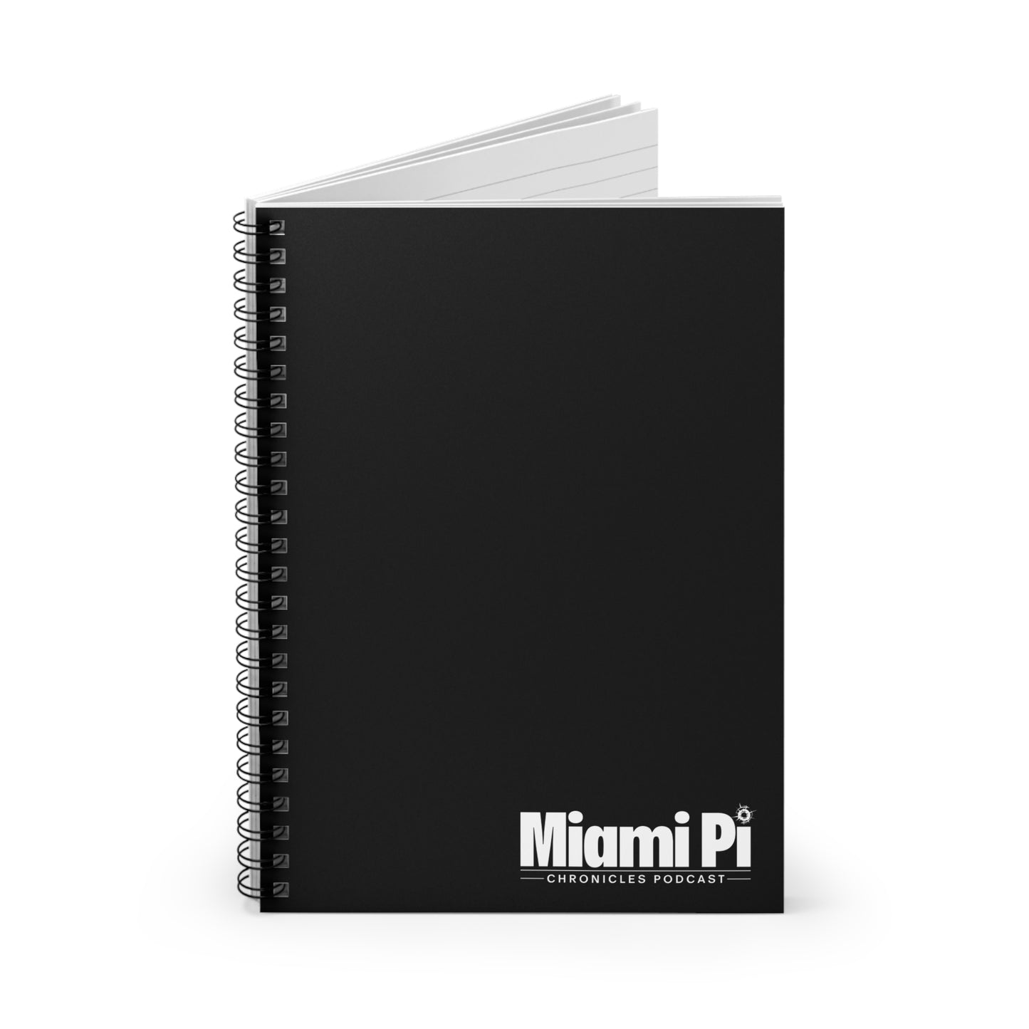 Monochrome Logo – Black Notebook