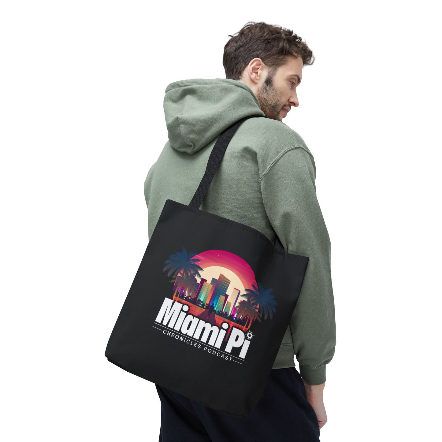 Sunset Logo – Black Tote Bag