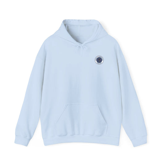 Miami Pi Badge – Hoodie (Light Blue)