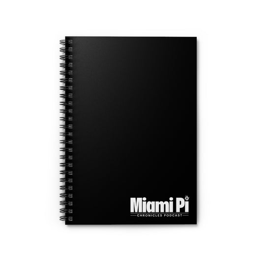 Monochrome Logo – Black Notebook