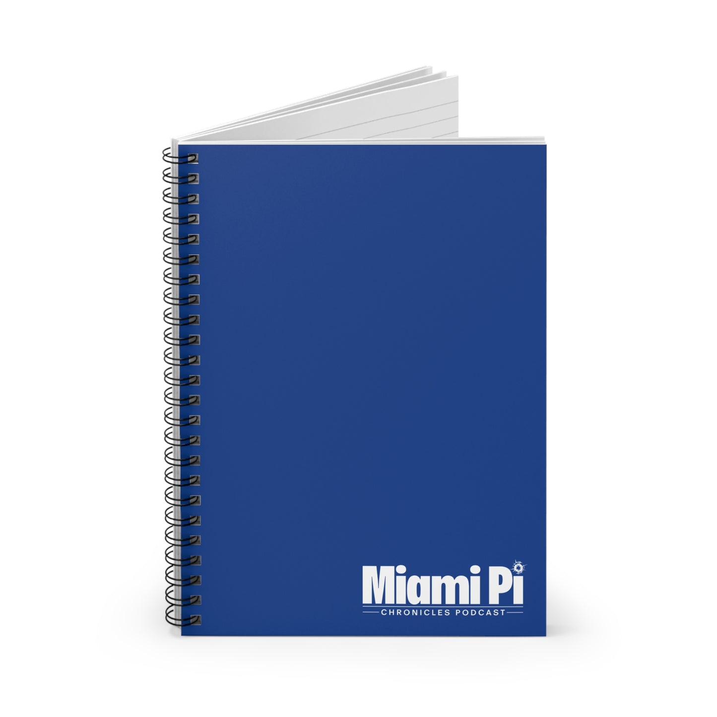 Monochrome Logo – Blue Notebook