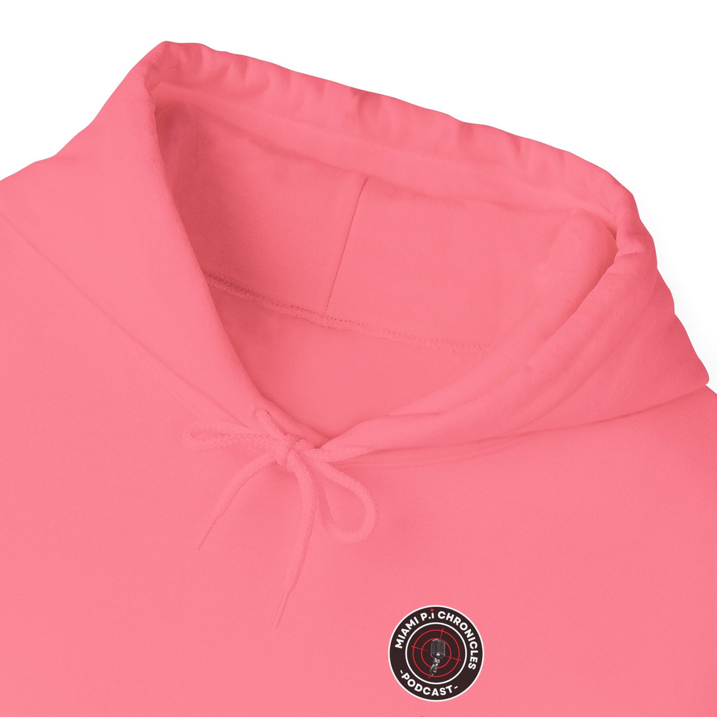 Miami Pi Dark Badge – Hoodie (Safety Pink)