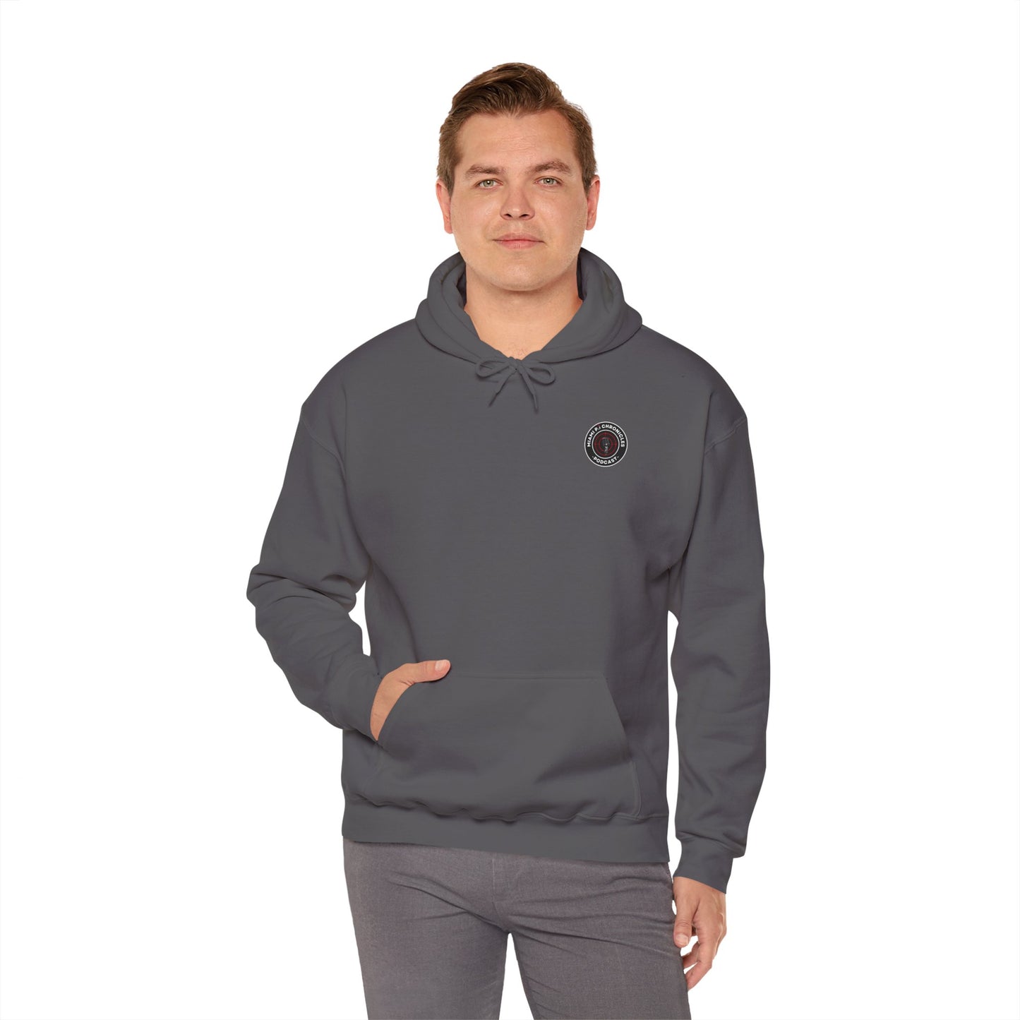 Miami Pi Dark Badge – Hoodie (Charcoal)