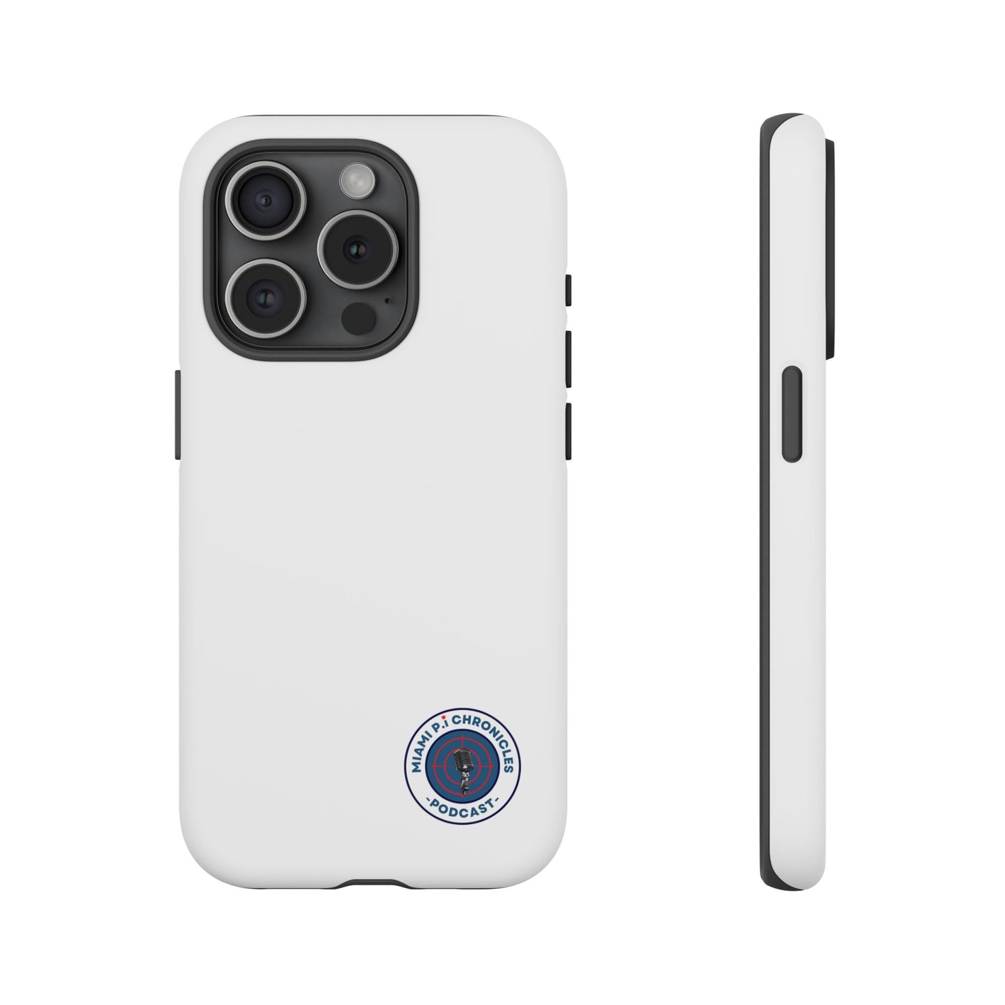 Miami Pi Badge – White Phone Case