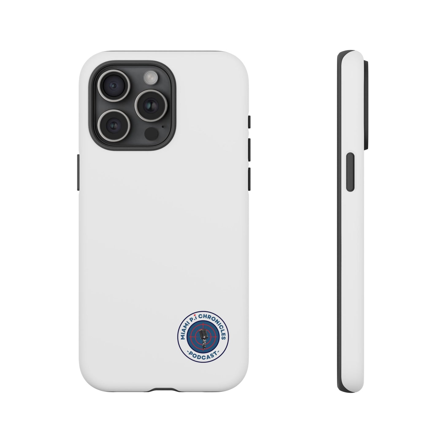 Miami Pi Badge – White Phone Case