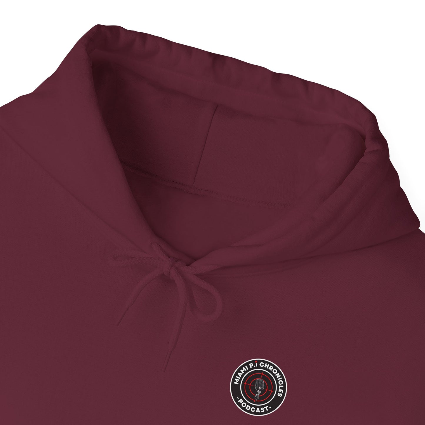 Miami Pi Dark Badge – Hoodie (Maroon)
