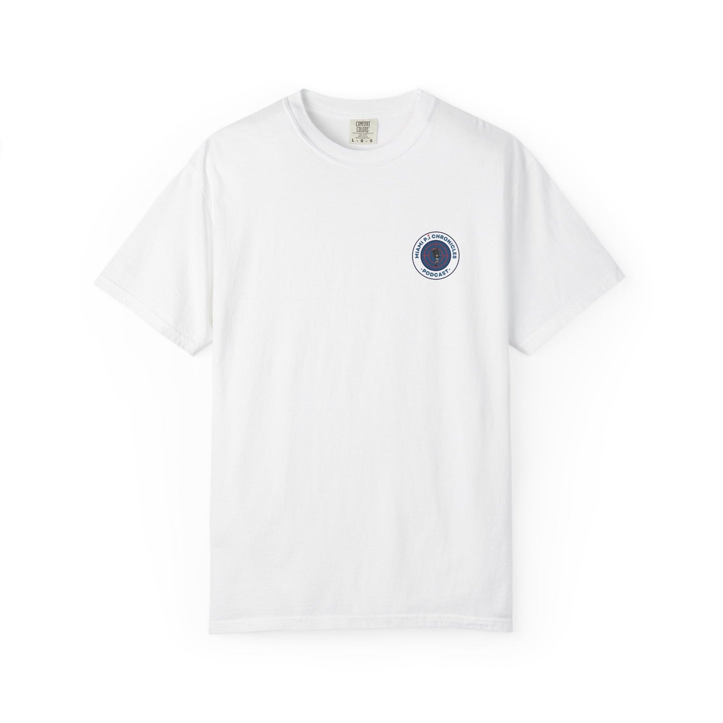 Miami Pi Badge – T-Shirt (White)