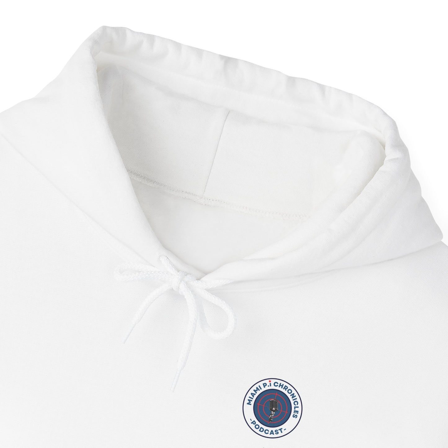Miami Pi Badge – Hoodie (White)