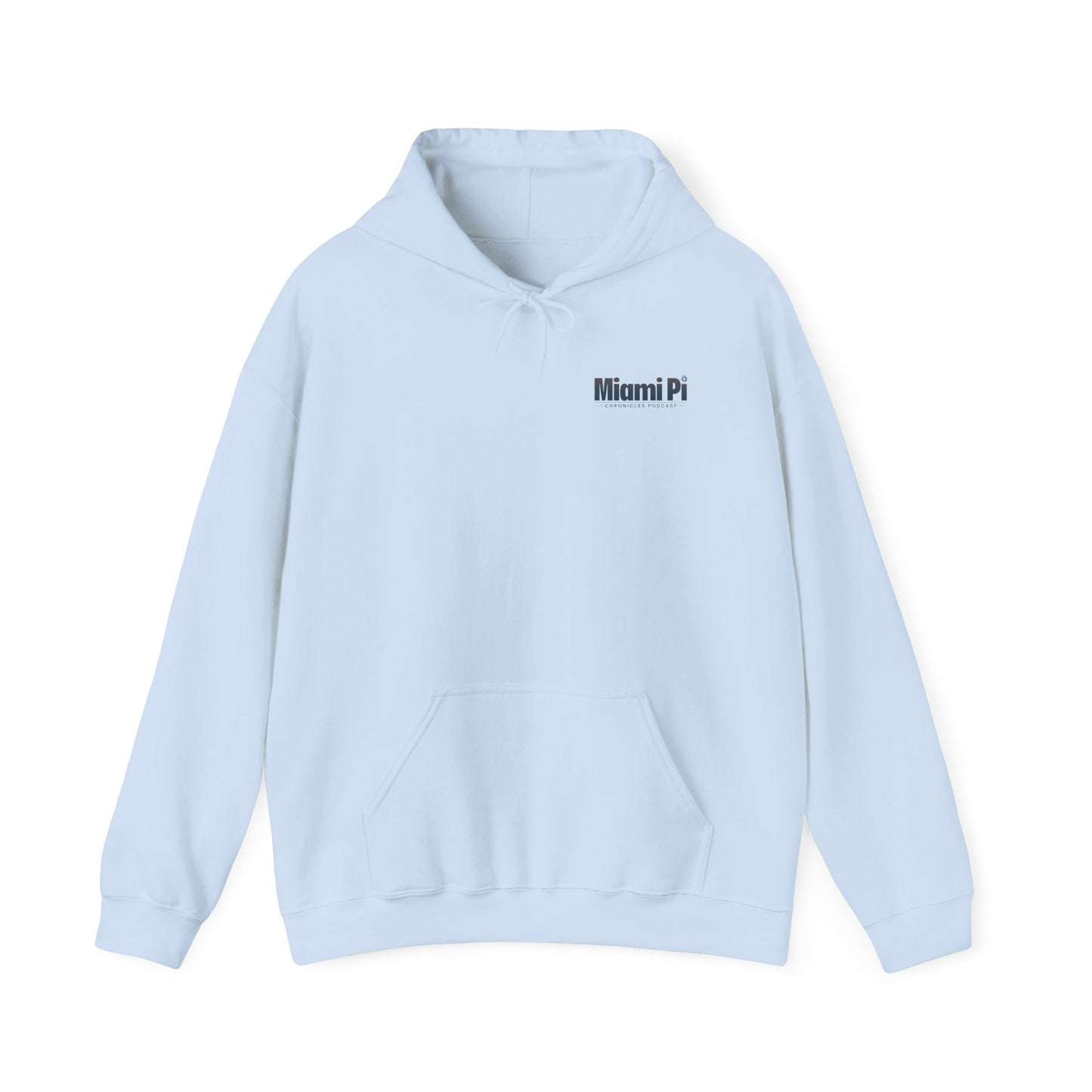 Dark Sunset Logo – Hoodie (Light Blue)