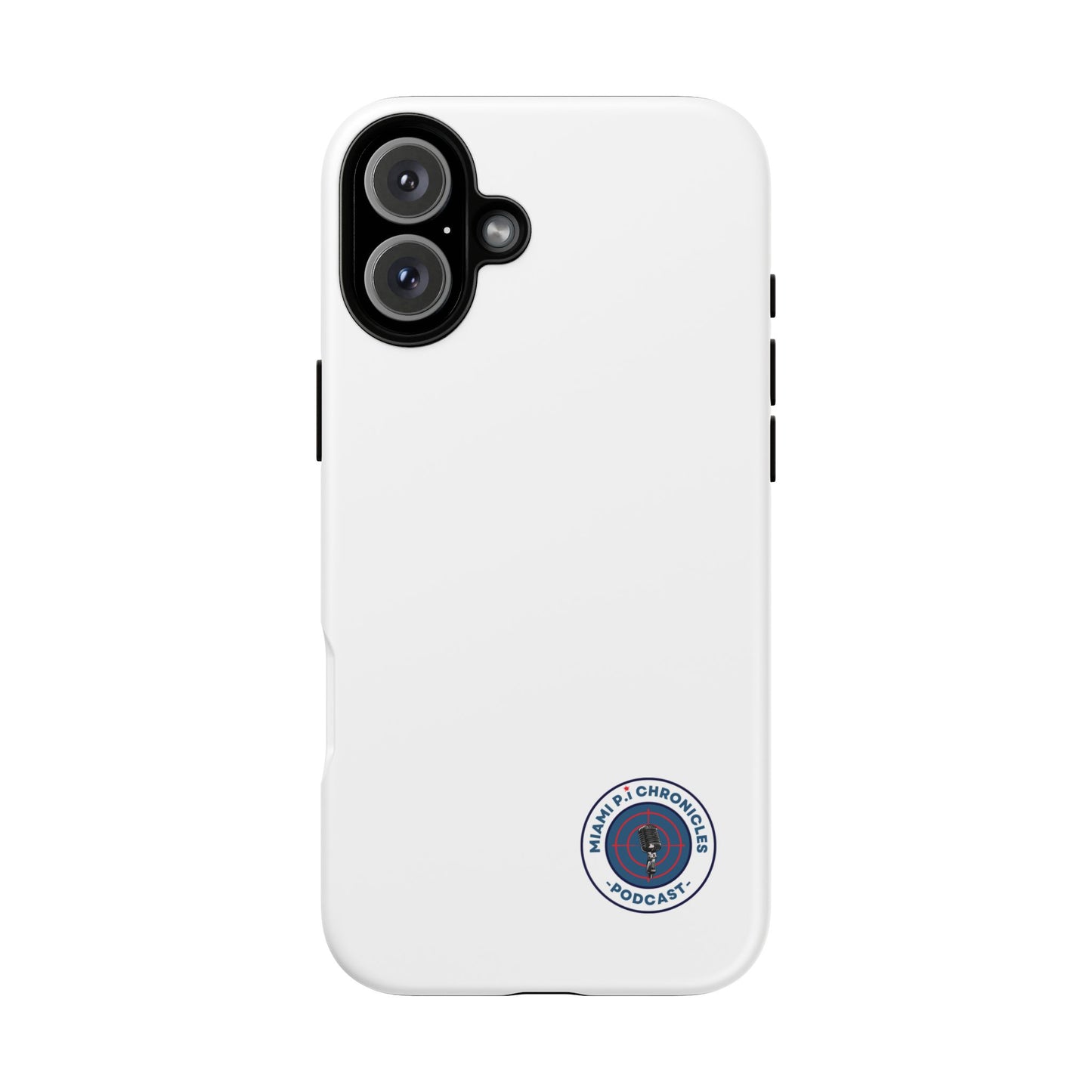 Miami Pi Badge – White Phone Case