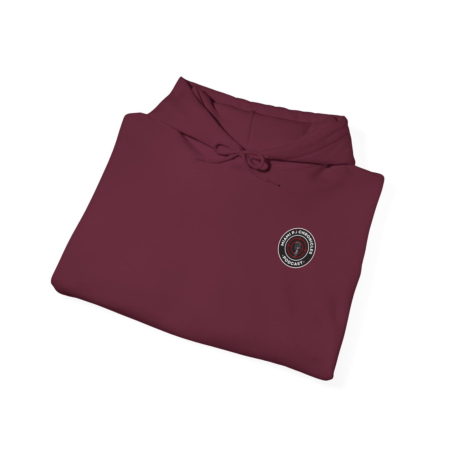 Miami Pi Dark Badge – Hoodie (Maroon)