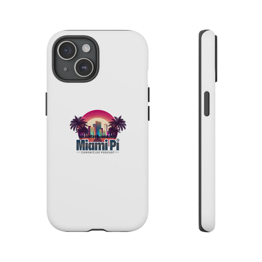 Sunset Logo – White Phone Case