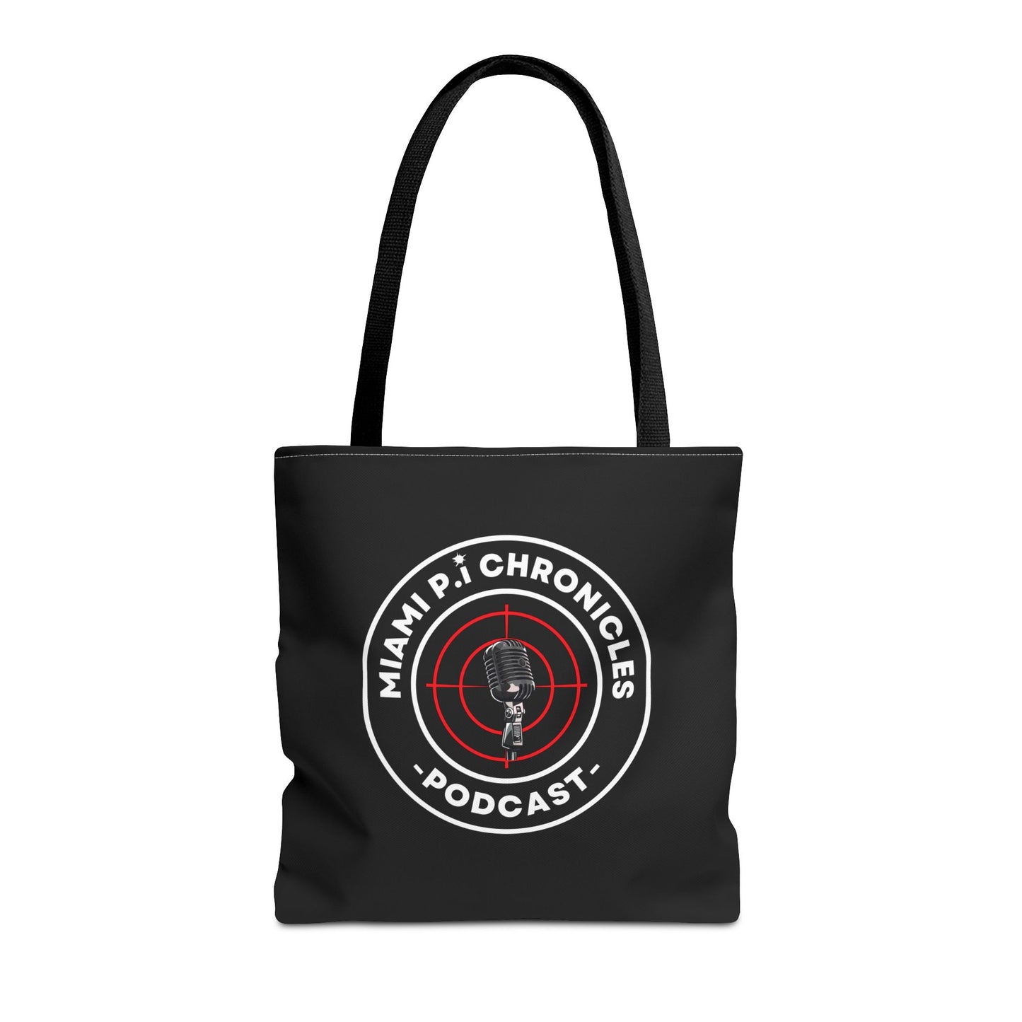 Miami Pi Dark Badge – Black Tote Bag