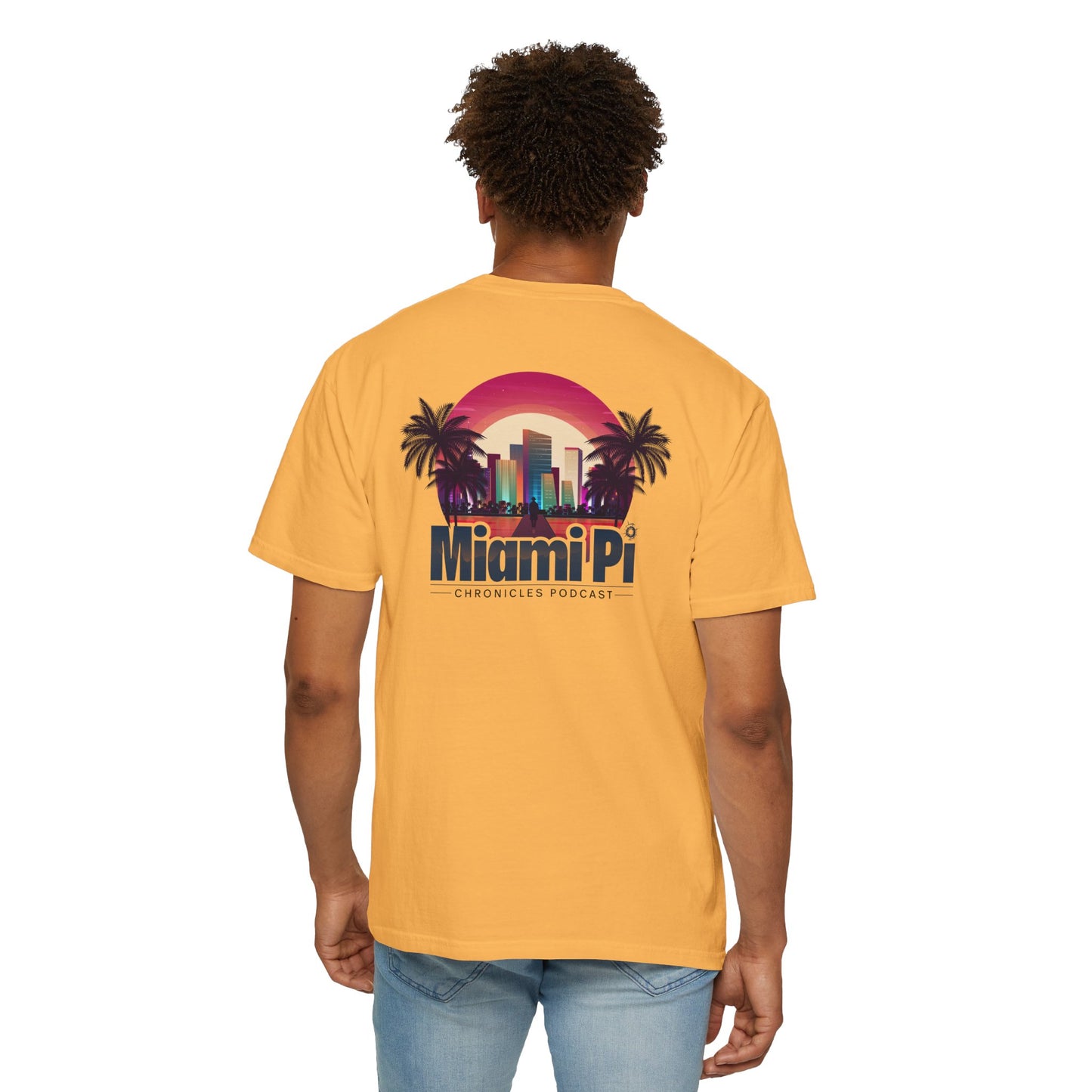 Dark Sunset Logo – T-Shirt (Citrus)