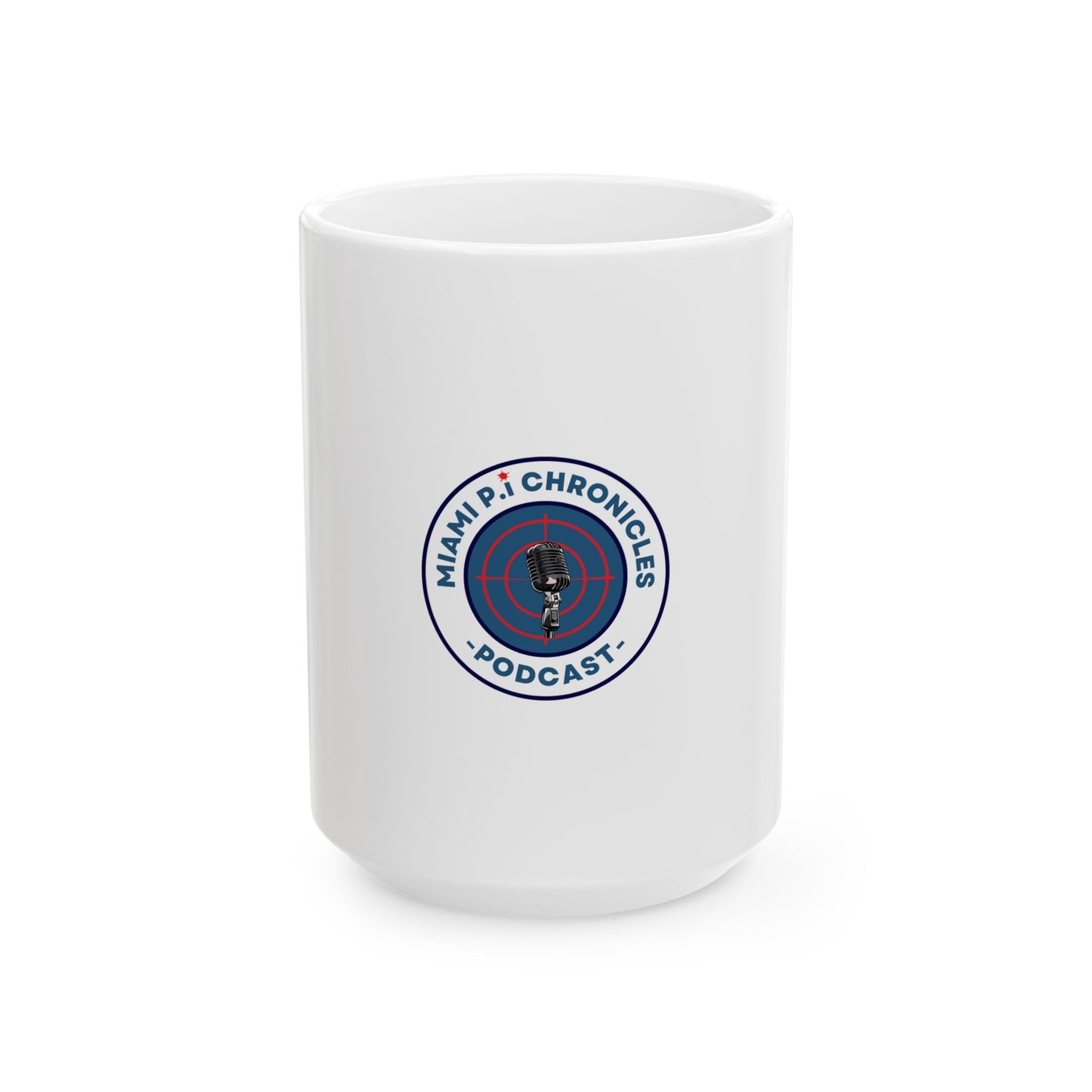 Miami Pi Badge – White Mug