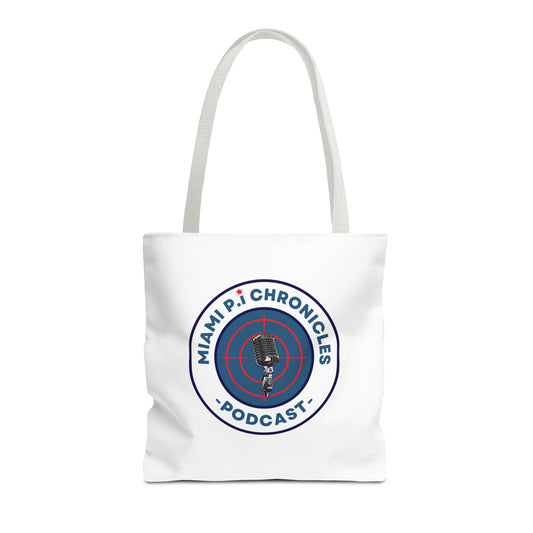 Miami Pi Badge – White Tote Bag