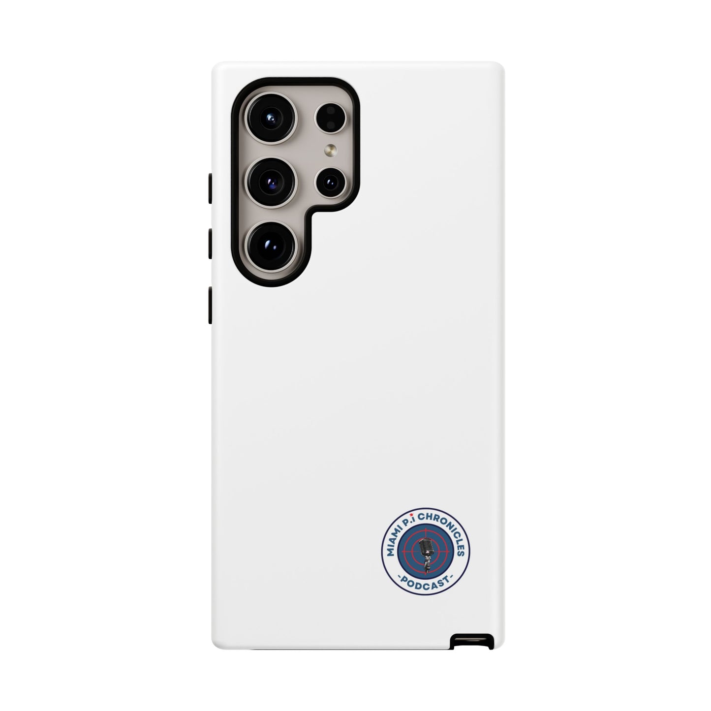 Miami Pi Badge – White Phone Case