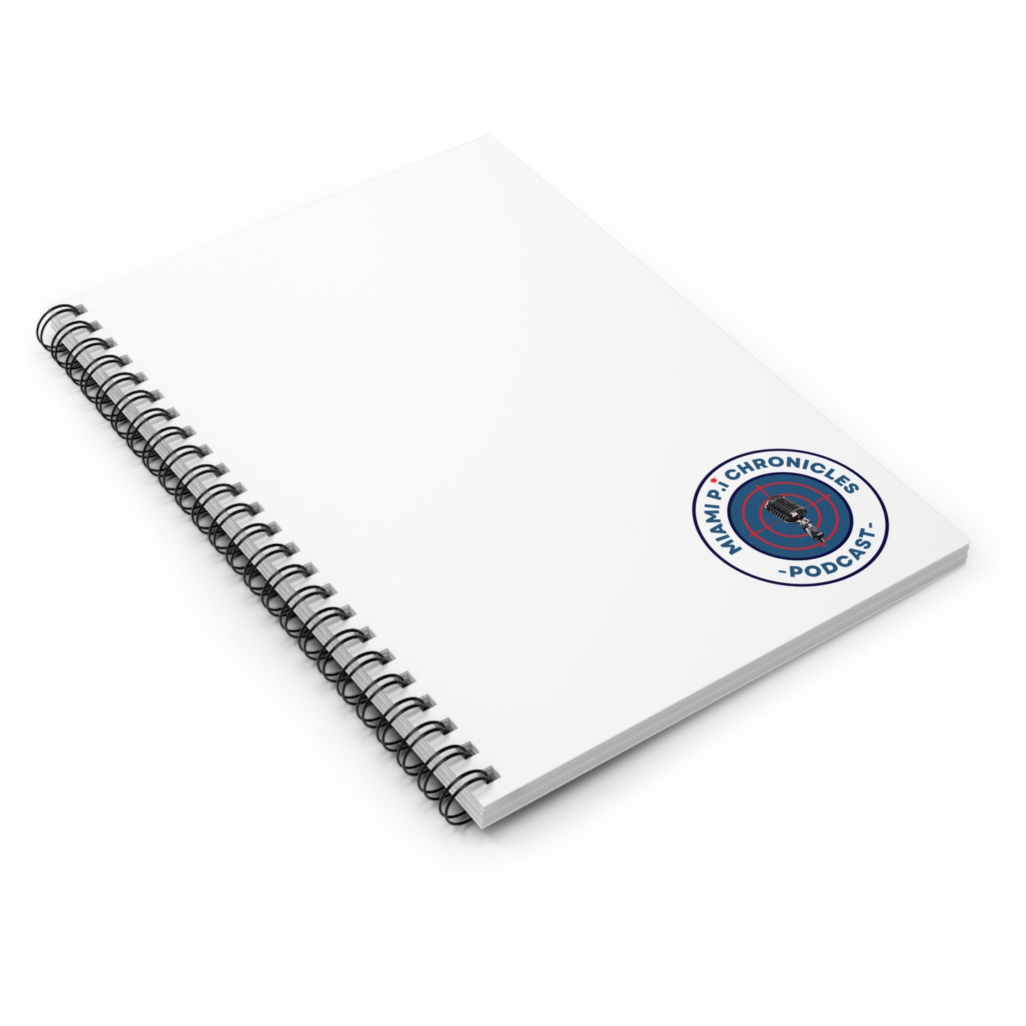 Miami Pi Badge – White Notebook