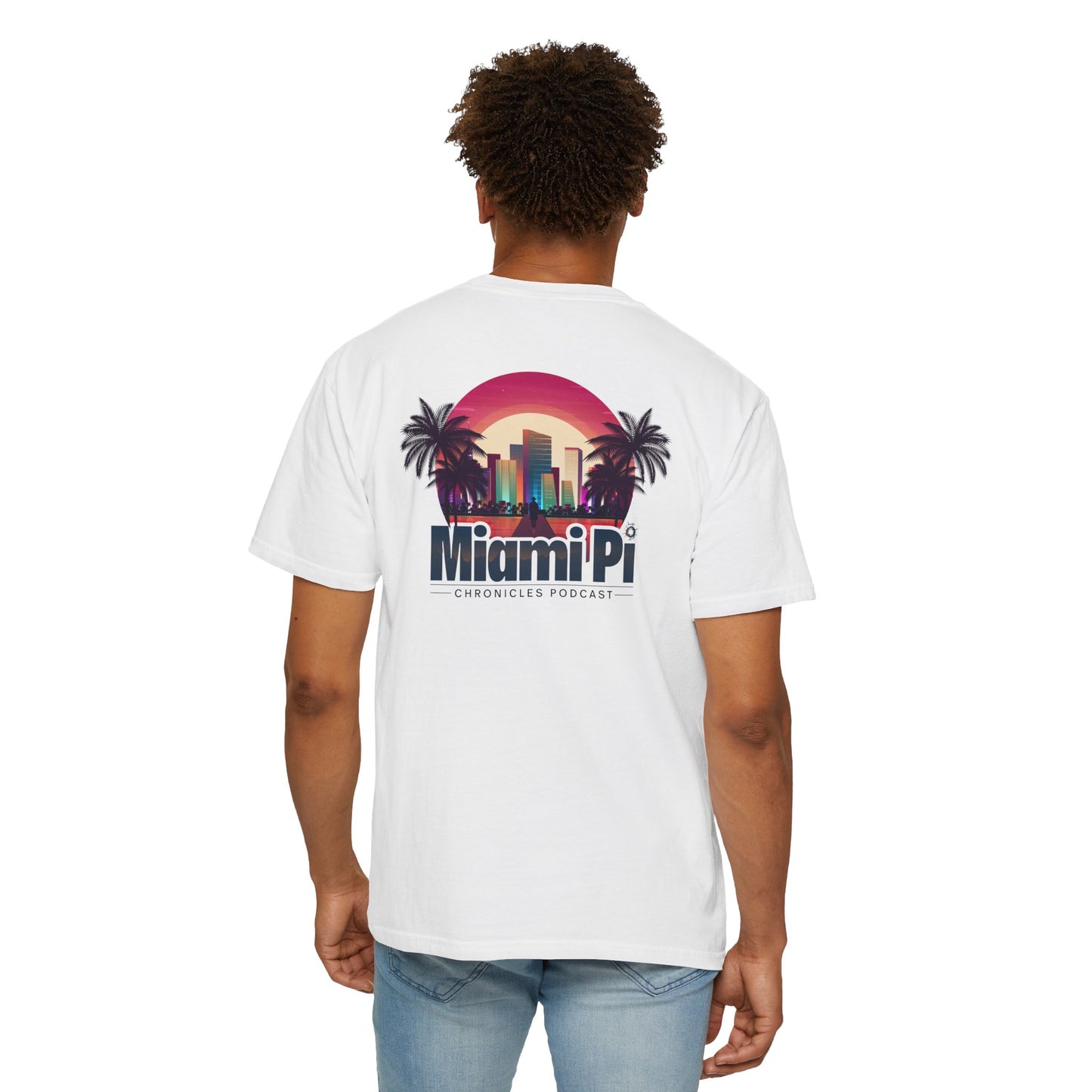 Dark Sunset Logo – T-Shirt (White)