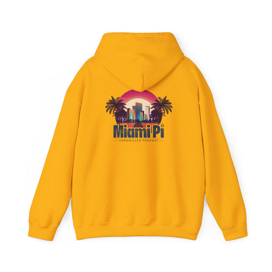 Dark Sunset Logo – Hoodie (Gold)