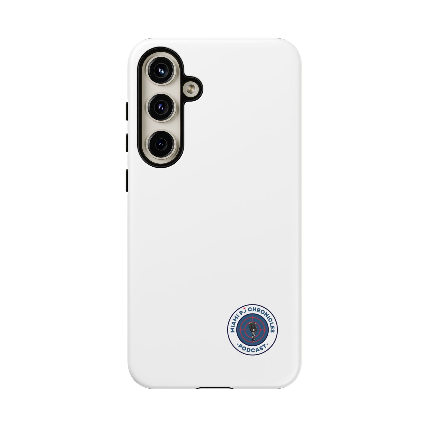 Miami Pi Badge – White Phone Case