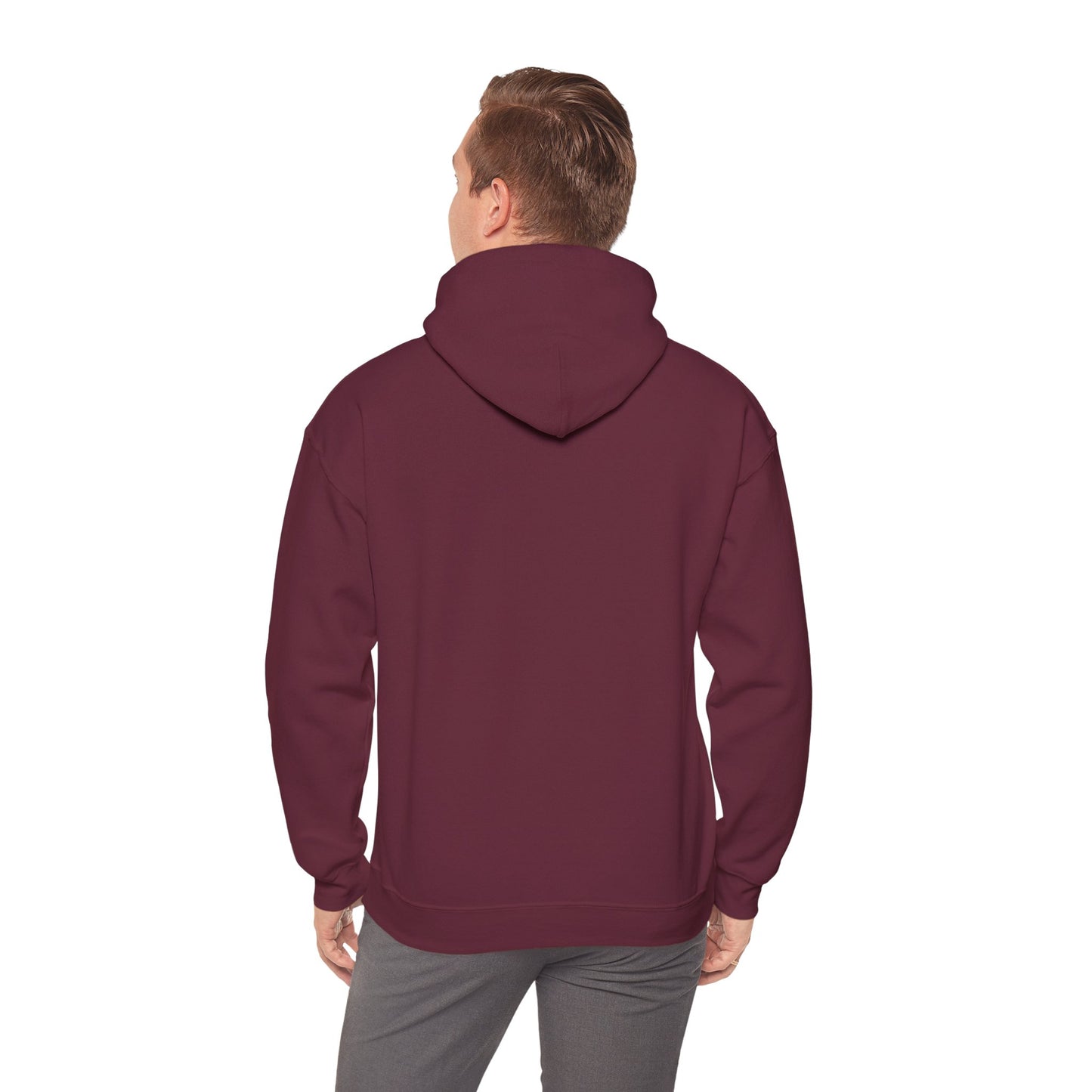 Miami Pi Dark Badge – Hoodie (Maroon)