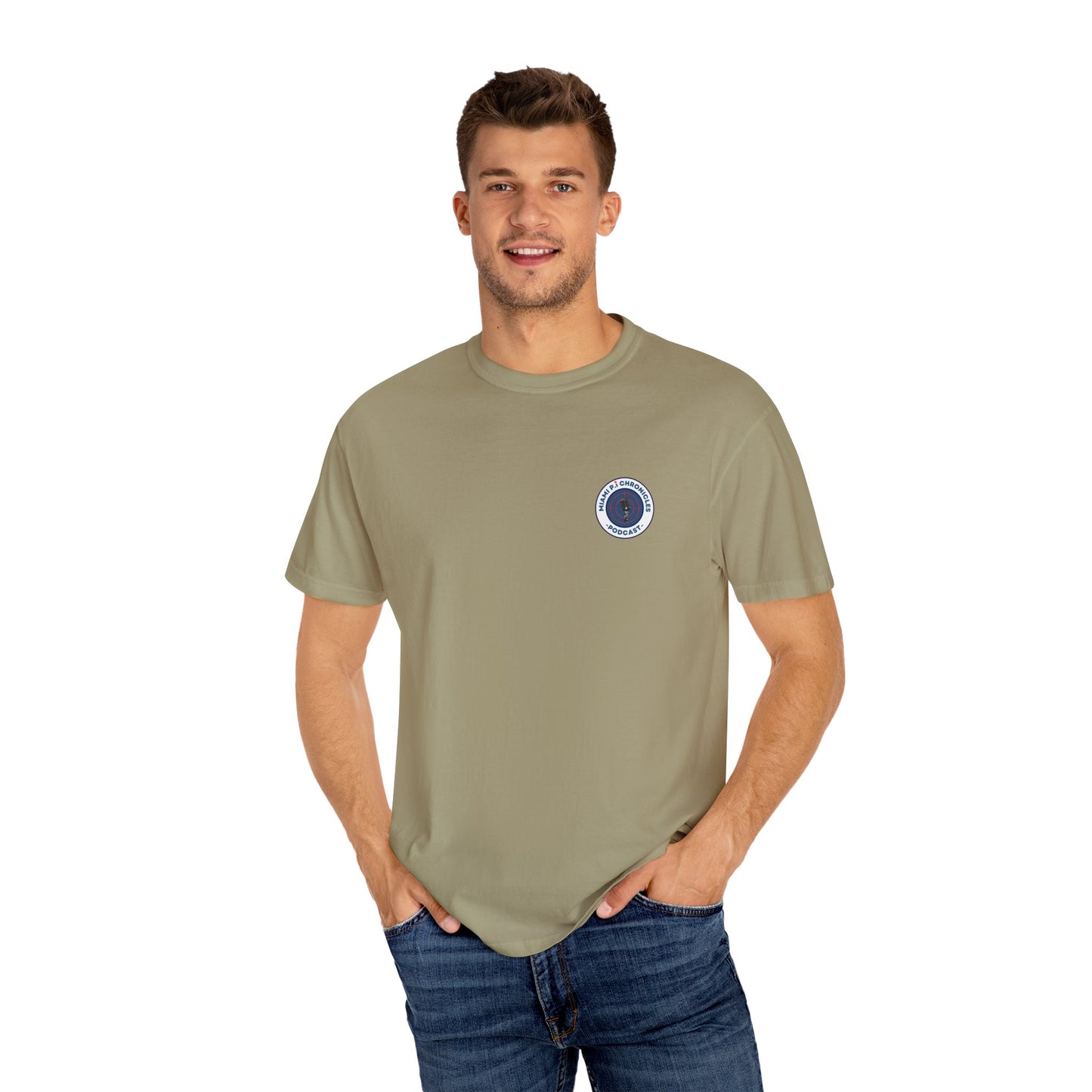 Miami Pi Badge – T-Shirt (Khaki)